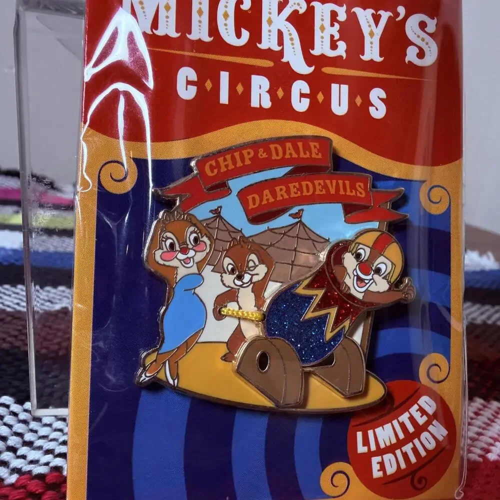 Disney WDW Mickey’s Circus Chip & Dale Daredevils Pin LE 300 (2012) - Picture 2 of 4